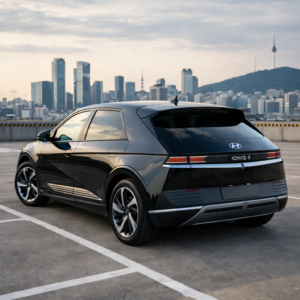 hyundai ioniq 5 au coucher du soleil(1)